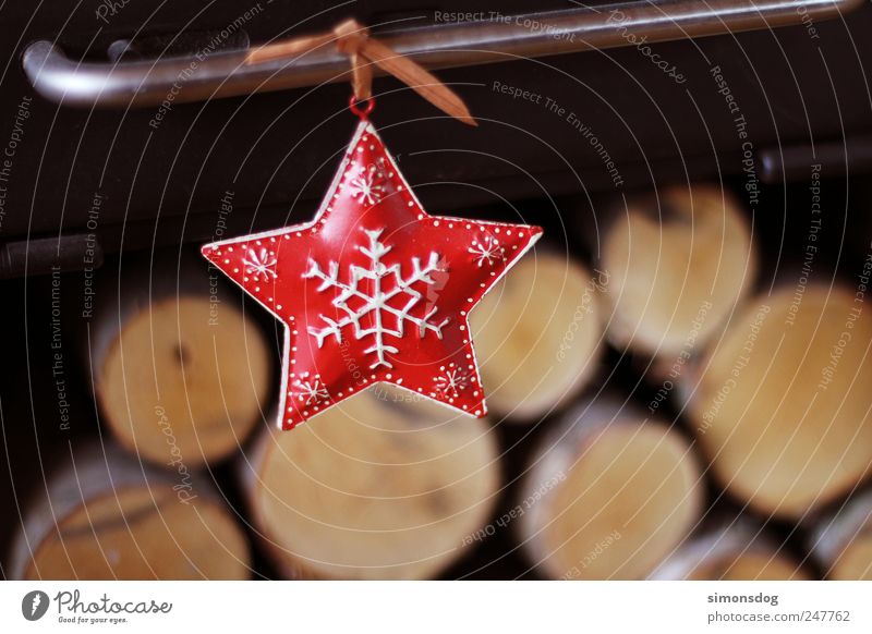 star Feasts & Celebrations Hang Living or residing Dark Happiness Moody Happy Anticipation Star (Symbol) Christmas star Illuminate Snowflake Wood birch