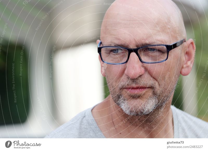 If I only knew ... | bald man 60+ | UT Dresden Masculine Man Adults Male senior Senior citizen 1 Human being 45 - 60 years 60 years and older Eyeglasses