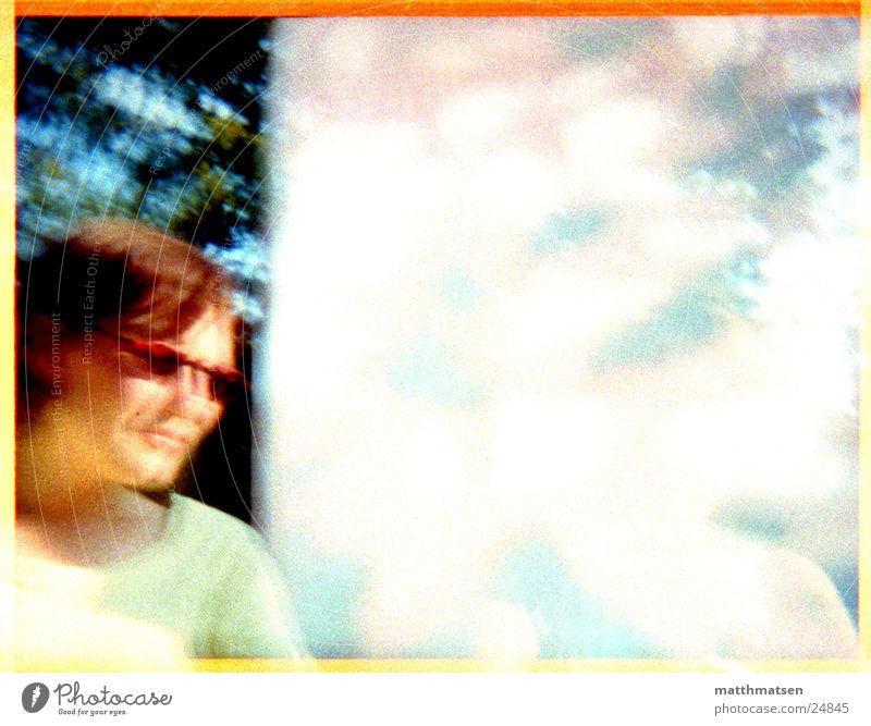summer Sunglasses Summer Blur Double exposure Edge Tree Light Woman Modern Frame Bright