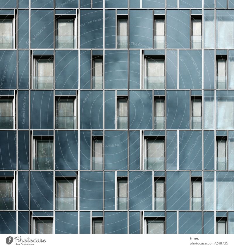 air conditions House (Residential Structure) Sky Clouds Town Port City High-rise Building Architecture Facade Window Glass Sharp-edged Tall Modern Reliability