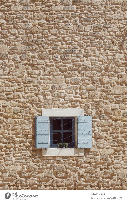 #A# basement window Hut Esthetic Window View from a window Window transom and mullion Window frame Windowsill Small Opening Mediterranean France Provence