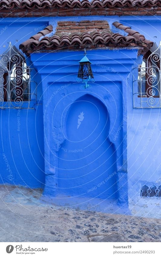 Chaouen the blue city of Morocco. Shopping Vacation & Travel Tourism Village Small Town Downtown Building Architecture Old Blue Chechaouen maroc medina kasbah