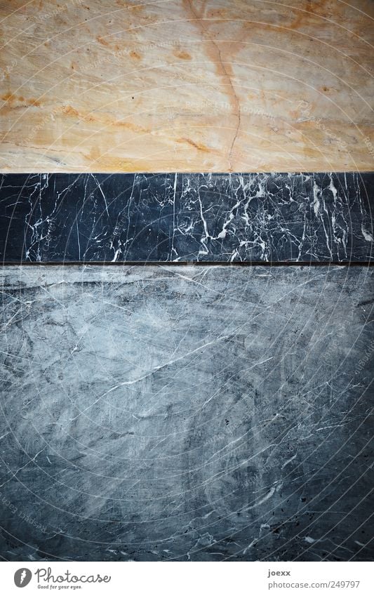 veins Wall (barrier) Wall (building) Stone Old Authentic Brown Gray Black White Marble marbling Dull Background picture Natural stone Colour photo Interior shot