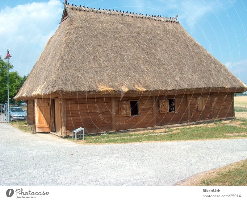 Celtic dwelling house House (Residential Structure) Celts Village Habitat Thatched roof Historic