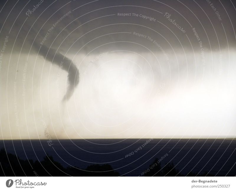 tornado Environment Elements Sky Clouds Storm clouds Horizon Climate Climate change Weather Bad weather Gale Thunder and lightning Coast Ocean Mediterranean sea