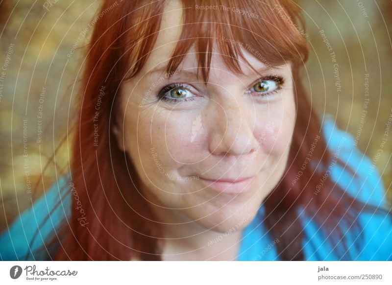 CHAMANSÜLZ | smiling eyes Human being Feminine Woman Adults Face 1 Hair and hairstyles Red-haired Long-haired Smiling Looking Beautiful Joy Happy Happiness