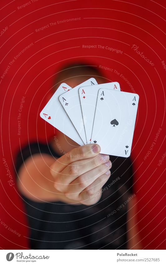 #S# Winner Masculine Happy Playing Ace Success Compulsive gambling Playing card Game of cards Darling of fortune Red Young man Indicate Price tag Equal Heart