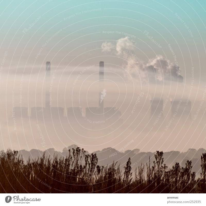 energy crisis Fog Energy Environment Environmental pollution Electricity generating station Cooling tower Exhaust gas Steam Energy industry Energy crisis