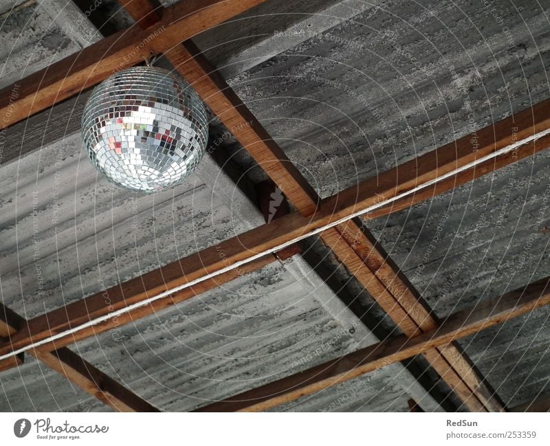 Corrugated iron party Disco ball Feasts & Celebrations Gray Corrugated sheet iron Corrugated iron roof Joist Decoration Dance Above Hang Suspended Colour photo