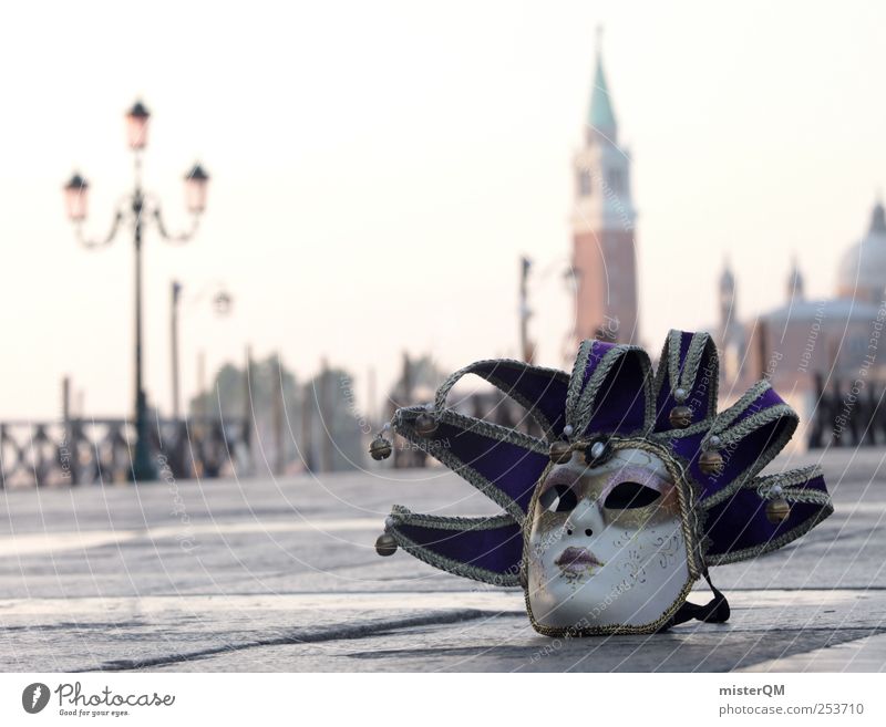 Carnival of Venice I Art Work of art Esthetic Veneto Italy Carnival costume Mask Carneval masque Feasts & Celebrations Masked ball Romance Style