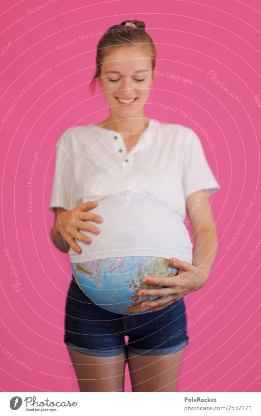#A# Pregnant and Earth and So Feminine 1 Human being Whimsical Concern Creativity Idea Innovative Considerate Woman Fat Environmental protection Look after