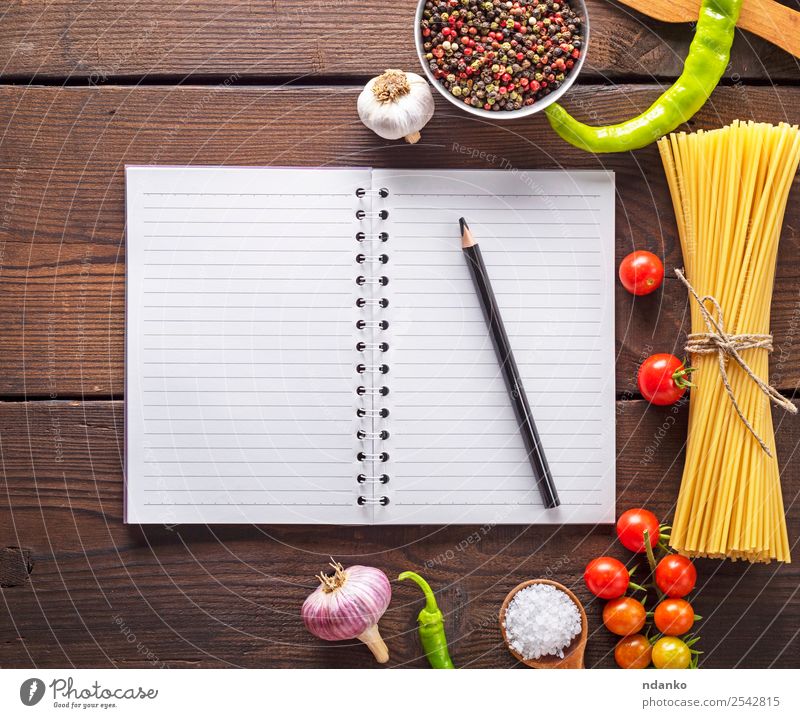 ingredients for pasta making Vegetable Dough Baked goods Herbs and spices Spoon Paper Line Eating Fresh Large Long Above Yellow Red Black Colour Tradition