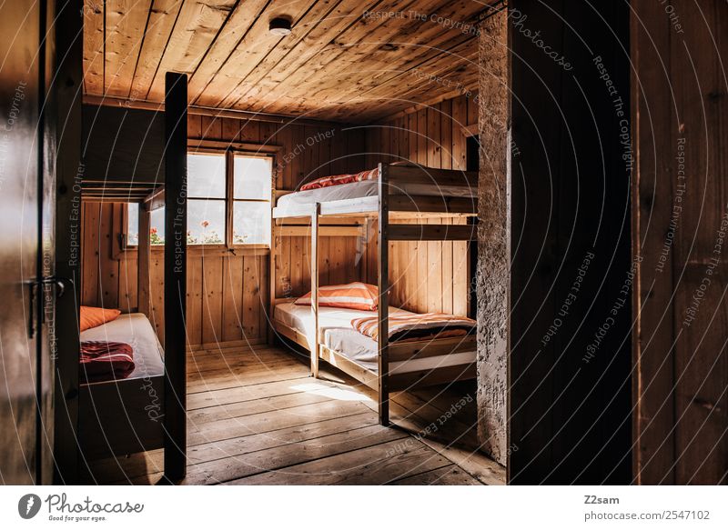 bed dormitory Mountain Hiking Hut Simple Retro Adventure Relaxation Society Uniqueness Vacation & Travel Tourism Living or residing pitztal