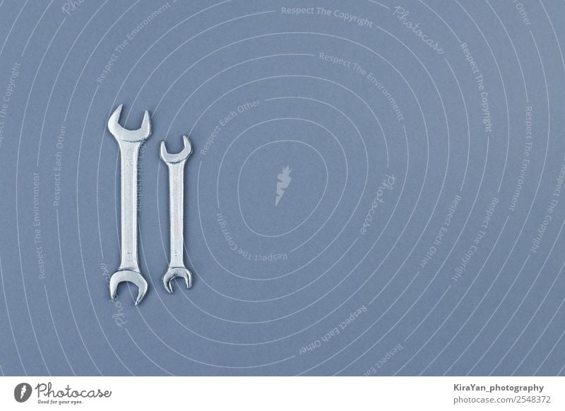 Flat lay of metal spanners on gray background Design Happy Freedom Wallpaper Feasts & Celebrations Monument Blue Red Independence labor American USA america