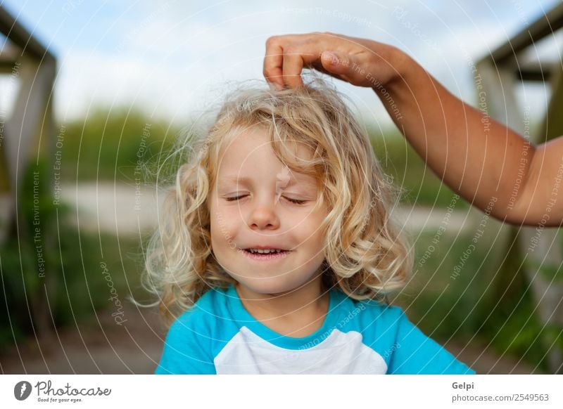 blond child Happy Face Summer Child Human being Baby Boy (child) Man Adults Infancy Hand Environment Nature Wind Blonde Smiling Small Long Funny Natural Cute