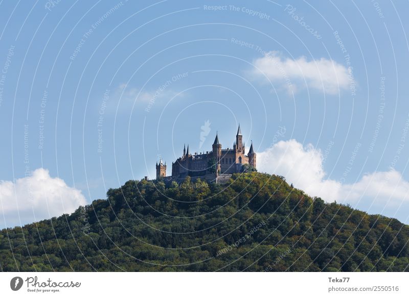 To Hohenzollern Summer Small Town Castle Adventure Esthetic Castle Hohenzollern Colour photo Exterior shot Deserted