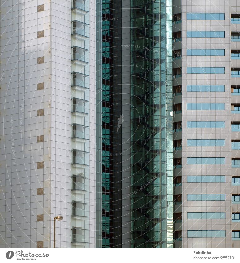 window cookies Dubai Town Downtown Deserted High-rise Manmade structures Building Architecture Facade Balcony Concrete Glass Glittering Modern Line Window