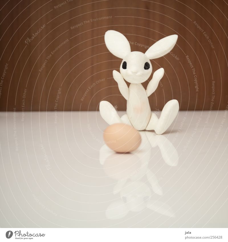 ei, ei, ei... Egg Animal Hare & Rabbit & Bunny Decoration Kitsch Odds and ends Toys Figure Easter Easter Bunny lay eggs Joy Magician Colour photo Interior shot