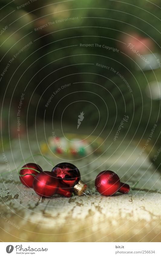 all within the scope of... Living or residing Decoration Feasts & Celebrations Christmas & Advent Glass Glittering Lie Old Kitsch Small Red Anticipation