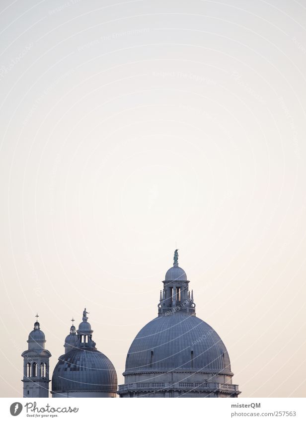 Famous Roofs. Art Esthetic Venice Veneto Partially visible Santa Maria della Salute Famous building Domed roof Decent Old times Luxury Tourist Attraction