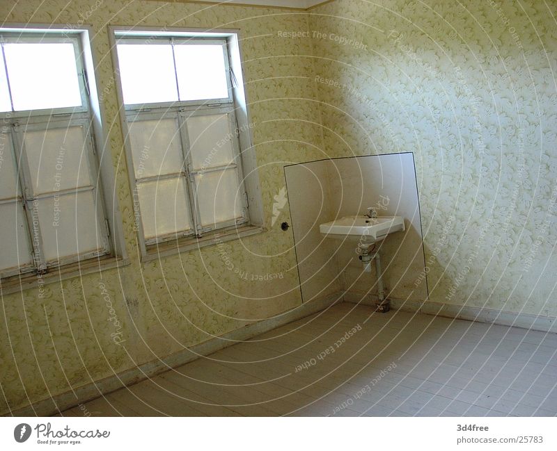 new home Concentration camp Natzweiler Room Sink Cold Empty Derelict Historic Struthoff Bleak Corner Old