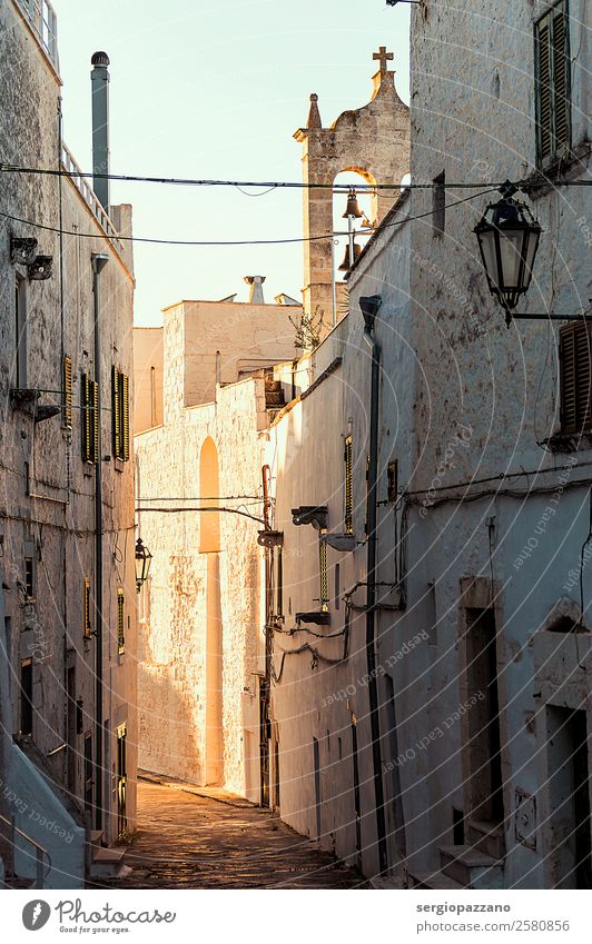 Scenic little street in white village of Ostuni in Salento Luxury Elegant Exotic Italy Village Small Town Old town Deserted Poverty Esthetic Exceptional
