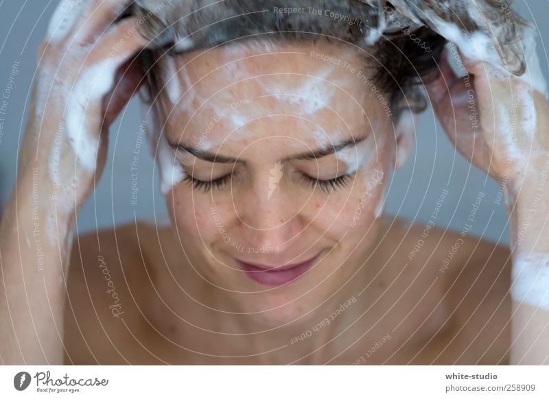 The sensuality of showering... Happy Beautiful Personal hygiene Body Hair and hairstyles Summer vacation Sunbathing Bathtub Bathroom Human being Feminine