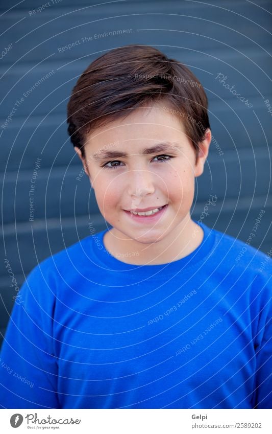 Funny child with ten years old - a Royalty Free Stock Photo from Photocase
