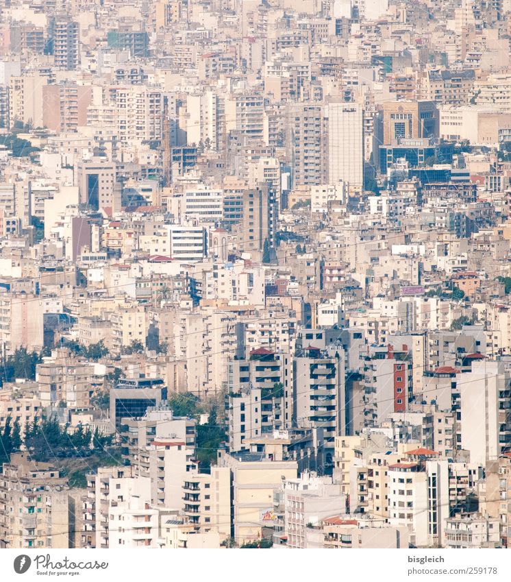 Beirut Lebanon Near and Middle East Town Capital city Downtown Skyline High-rise Living or residing Brown Gray Colour photo Subdued colour Deserted Day