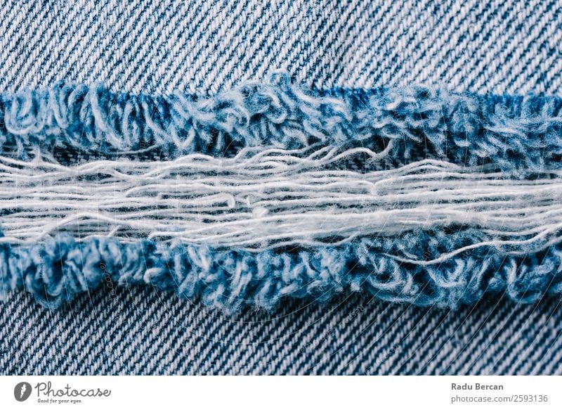 Denim Texture Of Torn Up Jeans Consistency Background picture Cloth Blue Pattern Design Easygoing textile Material Old Close-up Fashion Clothing Retro Detail