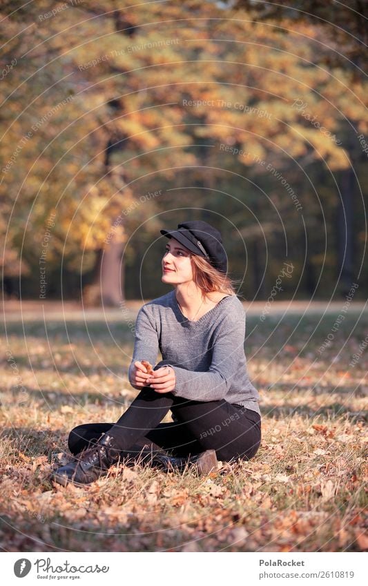 #A# Day in the park 1 Human being Esthetic Relaxation Autumn Autumnal Autumn leaves Autumnal colours Early fall Automn wood Autumnal weather Woman Fashion Model