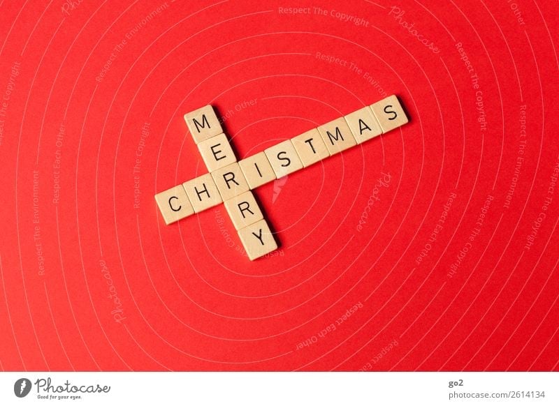 Merry Christmas Playing Board game Christmas & Advent Decoration Wood Sign Characters Esthetic Red Emotions Happy Happiness Contentment Joie de vivre (Vitality)