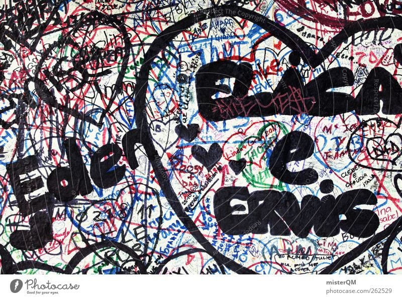 Elasa goes Eden. Art Work of art Esthetic Youth (Young adults) Graffiti Drawing Illustration Heart Love Puberty Mount Eden Modern Hideous Lewd Offensive Facade