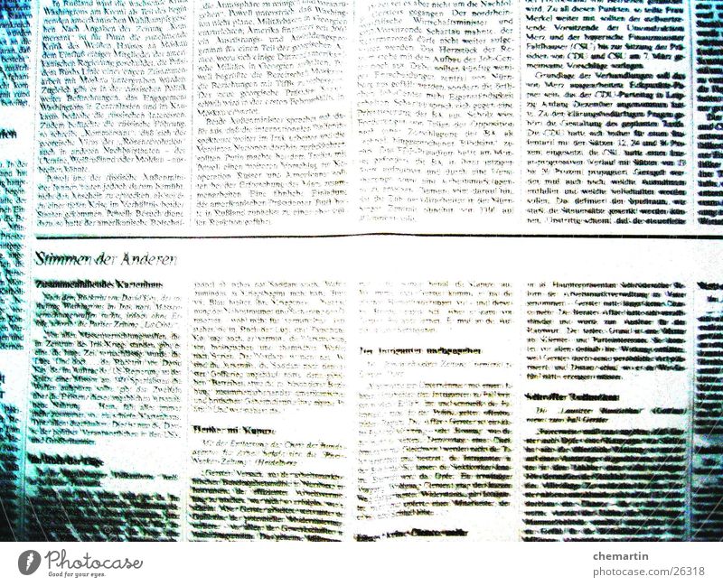 newspaper Newspaper Paper Black White Magazine Reading Print media Side Black & white photo