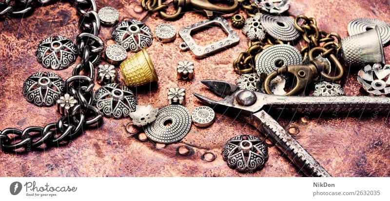 Jewelry and bijouterie jewellery handmade jewelry craft tool necklace hobby chain design button needlework fashion bead vintage bracelet equipment handicraft