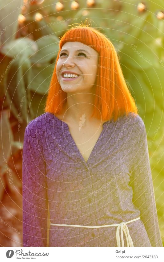 Red haired woman taking a walk Lifestyle Style Joy Happy Beautiful Hair and hairstyles Face Wellness Calm Summer Human being Woman Adults Lanes & trails Fashion