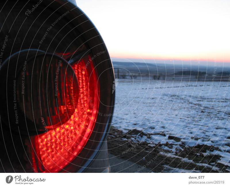 nilzwo Light Sunset Rear light Rear lights Brake light Winter Transport BMW2002 Snow round lamp stoplight