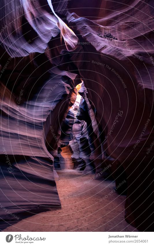 Antelope Canyon Vacation & Travel Tourism Trip Adventure Expedition Hiking Nature Elements Earth Sand Rock Mountain Brown Orange Colour photo Subdued colour