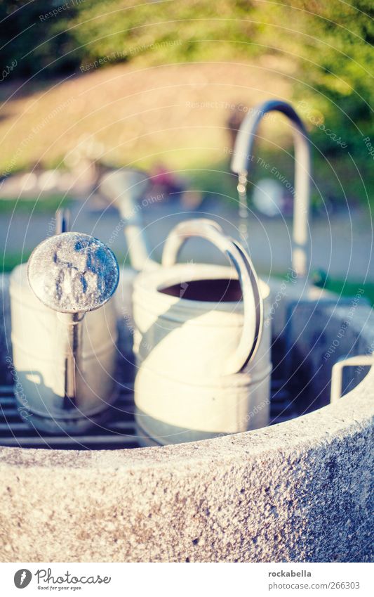 I love you so much. Watering can Well Hope 2 Deserted Cemetery Colour photo Exterior shot Shallow depth of field