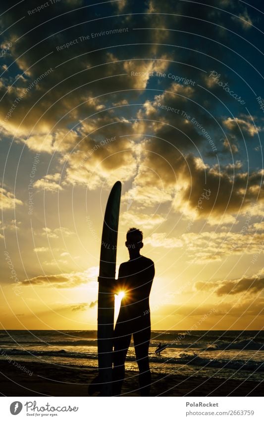 #AS# SurferBoy Human being Masculine 1 Esthetic Surfing Surfboard Surf school Extreme sports Sports Athletic Sky Ocean Vacation & Travel Vacation photo