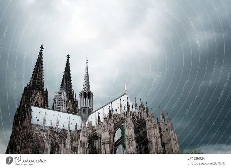 LP "200" INCH Vacation & Travel Tourism City trip Cologne Church Dome Tourist Attraction Landmark Cologne Cathedral Old Famousness Dark Creepy Cold Power