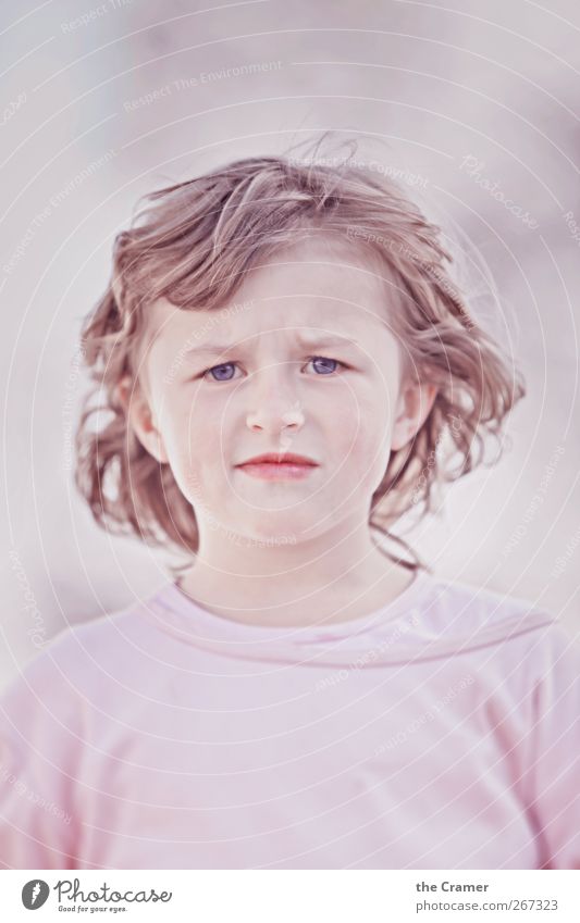 A child like a thunderstorm 02 Joy Girl 1 Human being 3 - 8 years Child Infancy Observe Dream Sadness Wait Beautiful Natural Curiosity Rebellious Pink Emotions