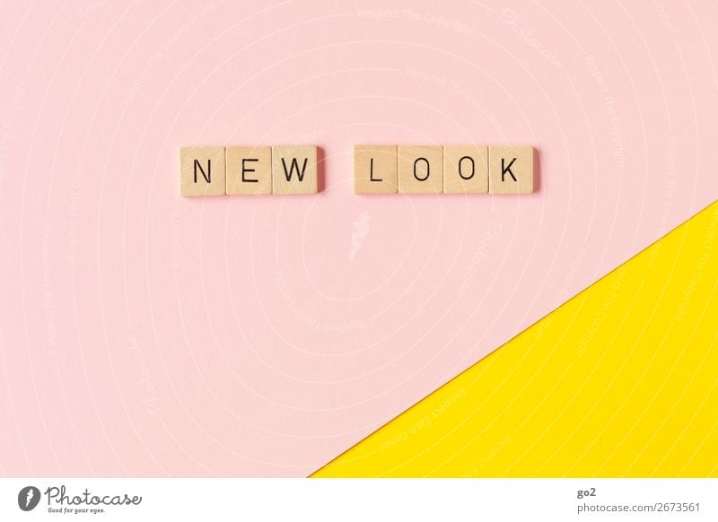 new look Playing Paper Decoration Wood Characters Esthetic Exceptional Cool (slang) Fresh Hip & trendy Uniqueness New Yellow Pink Design Colour Idea Innovative