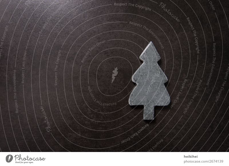 O Christmas tree Art Tree Stone Symbols and metaphors Simple Modern Gray Black Decoration Christmas & Advent christmas Embellish Card Invitation Design
