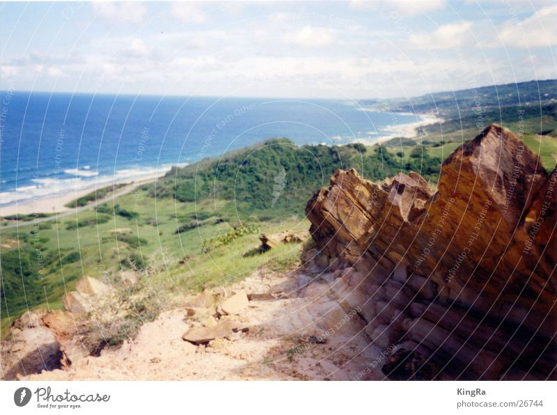 Barbados 2 Green Ocean Brown South America Rock Stone Blue Vantage point Valley