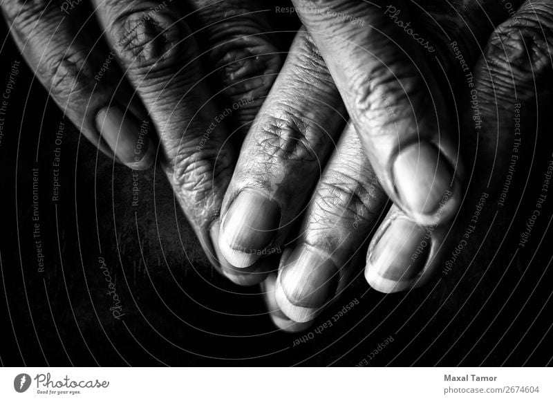 Woman's fingers on dark Beautiful Body Skin Human being Adults Hand Fingers Old Dark Natural Strong Black Power aggressive background care Caucasian
