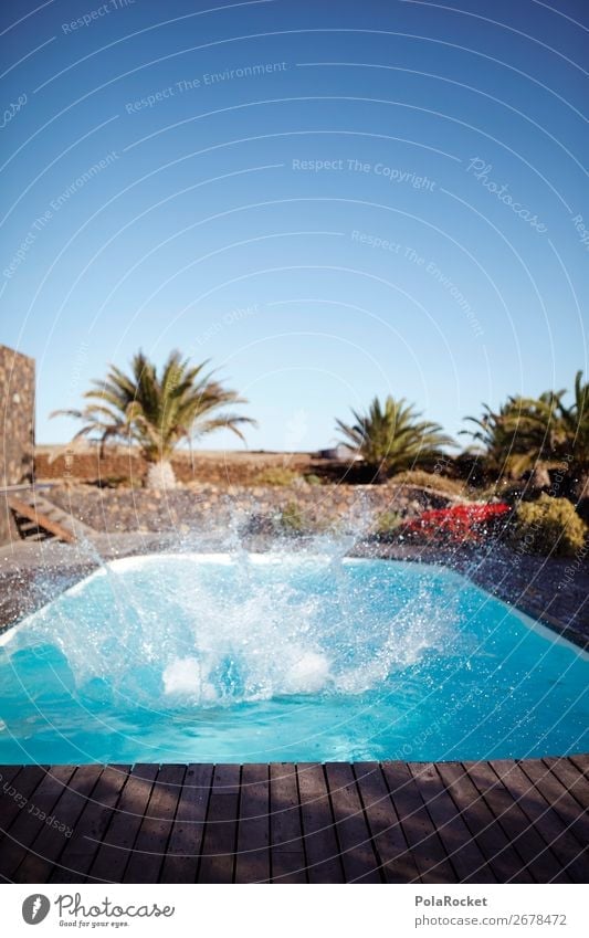 #AS# WaterFun Art Esthetic Swimming pool Vacation & Travel Vacation photo Vacation mood Vacation destination Vacation good wishes Splash Inject Joy Comical