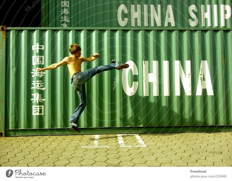 China #1 Martial arts Jump Action Sunday Typography Karate Chinese martial art Kick Footstep Frozen Extreme sports Container Beautiful weather Jeans Movement