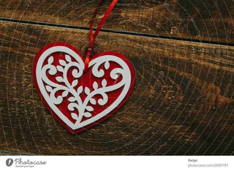 Beautiful ornates for Christmas Winter Decoration Feasts & Celebrations Christmas & Advent Plant Leaf Wood Heart Hang New Brown Red White Colour