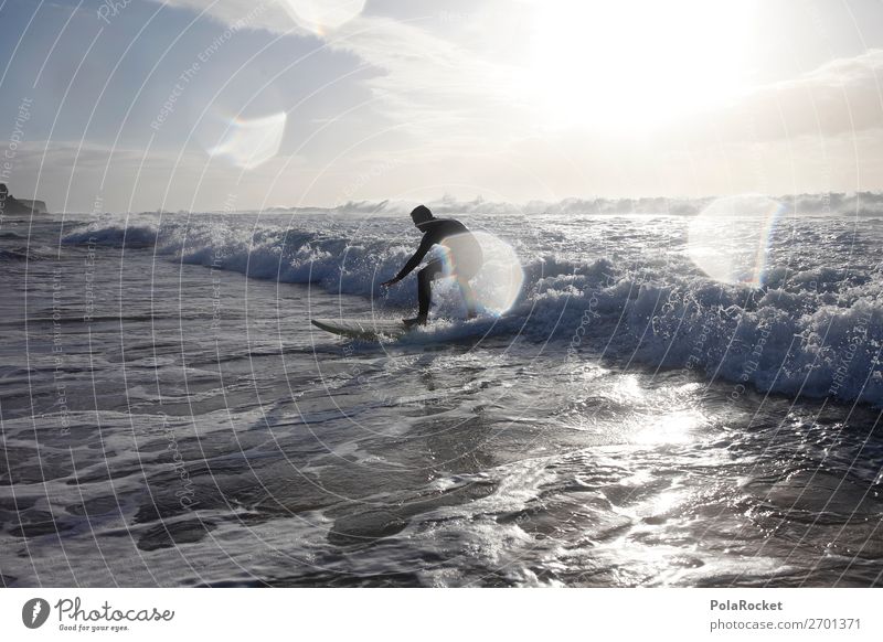 #AS# Surfer Dude Lifestyle Exceptional Waves Surfing Crest of the wave Wave break Beach Surf school Surfboard Fuerteventura Fascinating Freedom